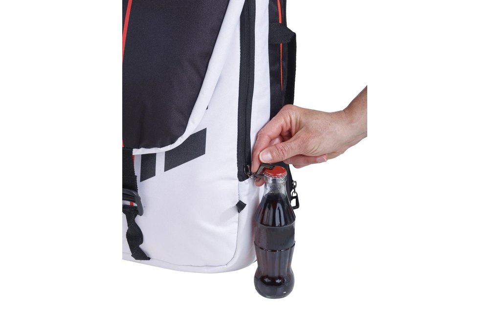 Babolat Pure Strike 3 Pack Backpack Racquet Bag (White/Black/Red)