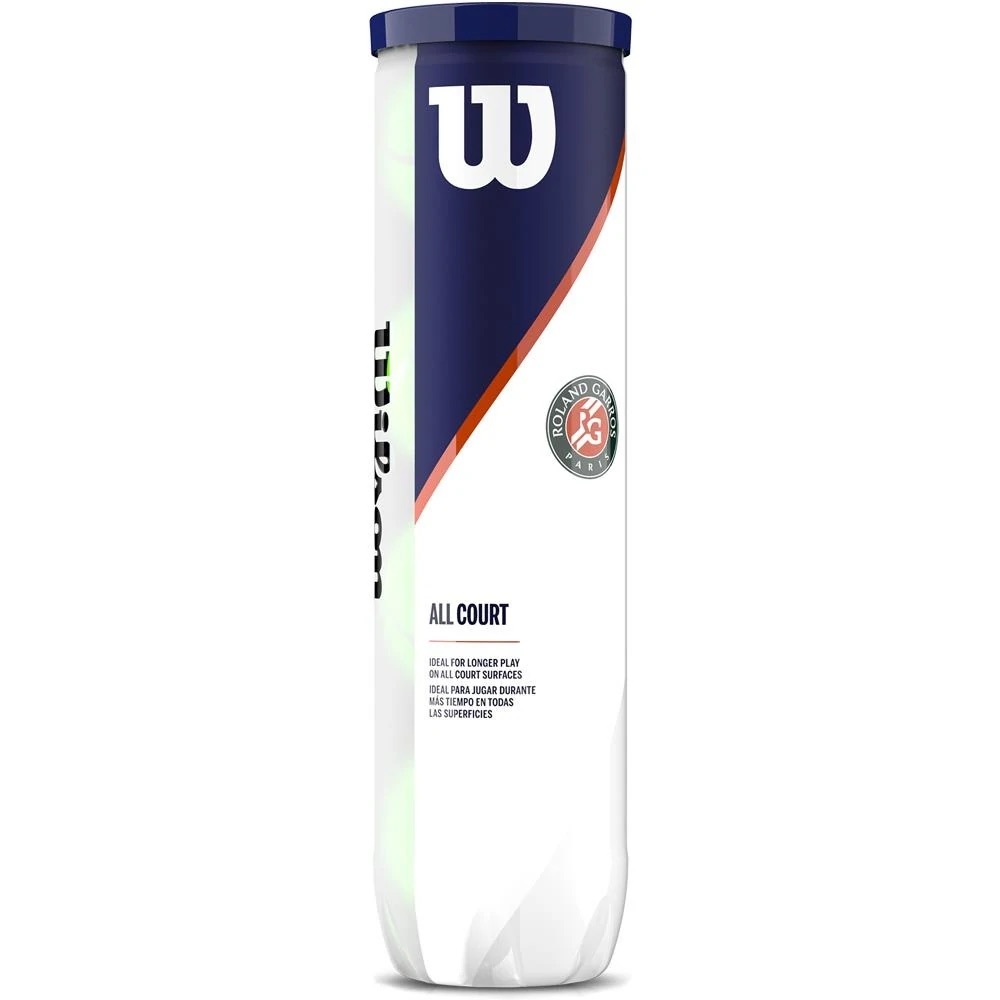 Wilson Roland Garros All Court 4 Ball Tennis Can