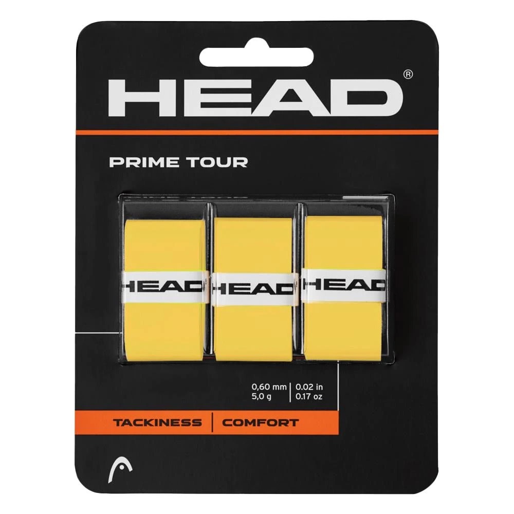 Head Prime Tour Overgrip 3 pack - Yellow