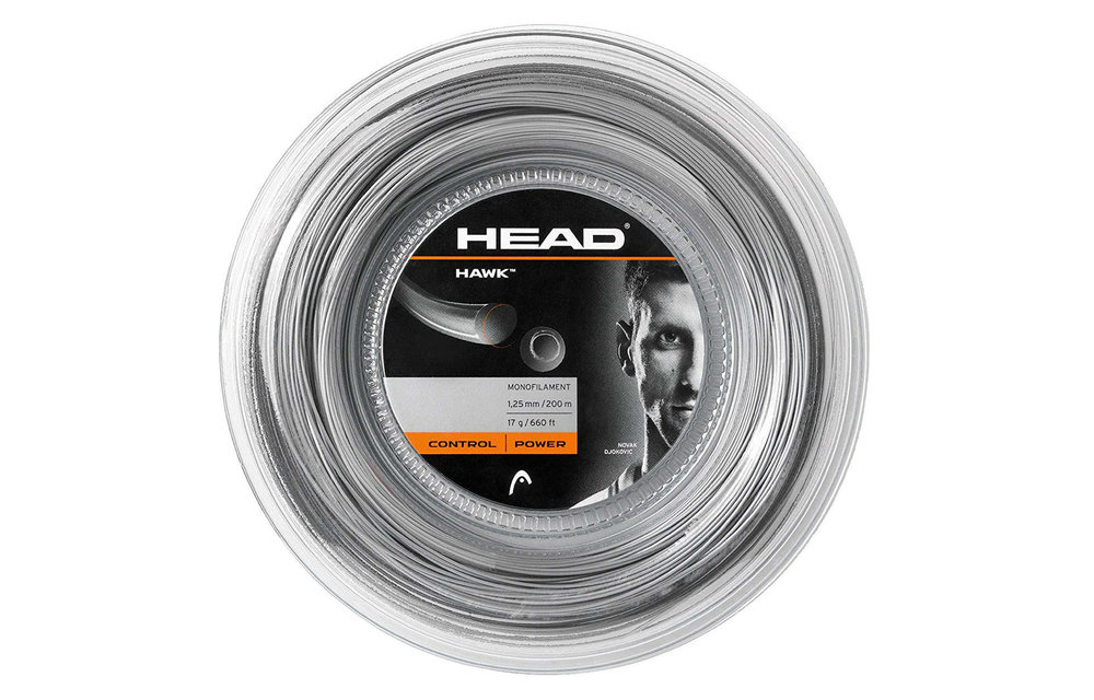 Head Head Hawk 17 Tennis String Reel (Silver)