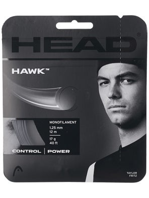 Head Hawk 17 Tennis String (Black)