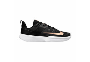 Nike Vapor Lite HC Women's Tennis Shoe (Black/MTLC Red Bronze/White)