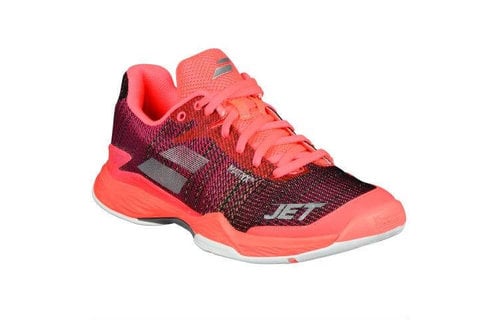 Babolat Jet Mach 2 AC Women s Tennis Shoe Fluo Pink Silver