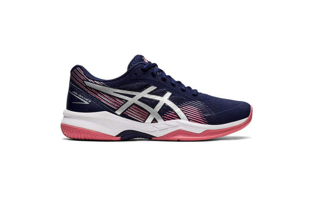 Women's GEL-GAME 8, White/Black, Tennis Shoes