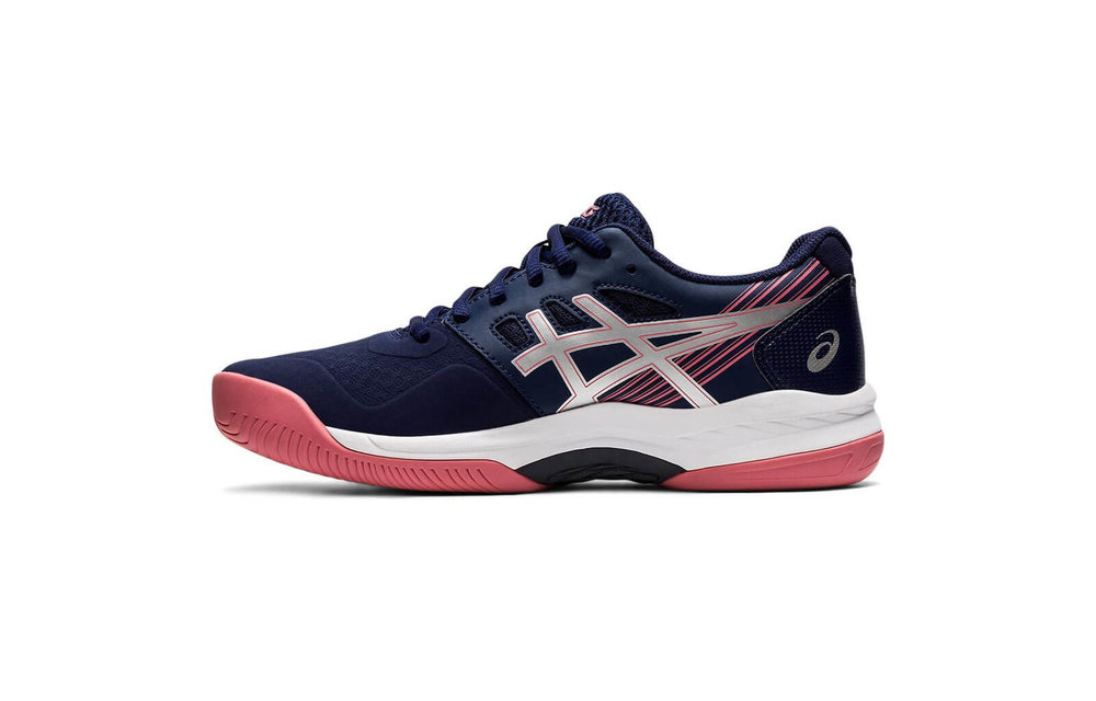 Asics Gel Game 8 Women's Tennis Shoe (Peacoat/Pure Silver)