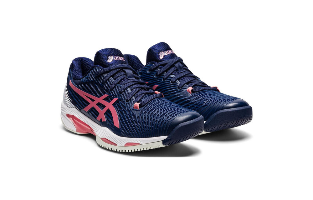 Asics Solution Speed FF 2 Women's Tennis Shoe (Peacoat/Rose)