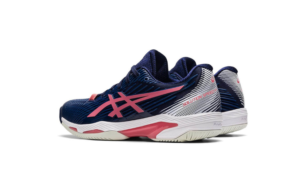 Asics Solution Speed FF 2 Women's Tennis Shoe (Peacoat/Rose)