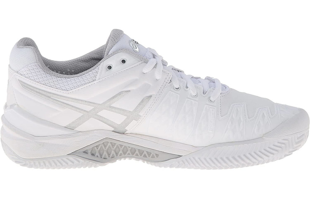 Asics Gel-Resolution 6 Women's Tennis Shoes Size 8 White Silver
