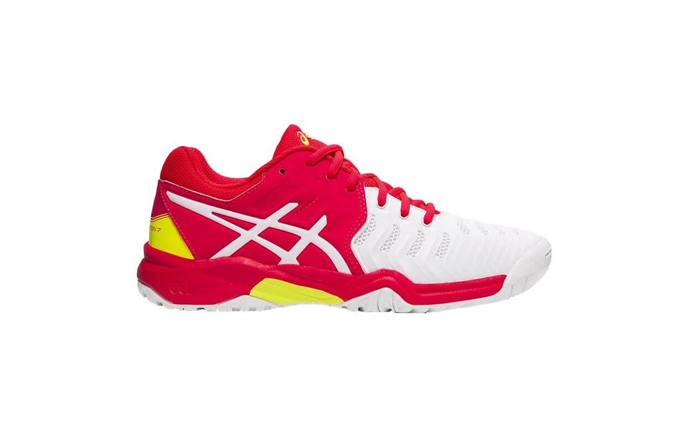 Pepino Solicitante episodio Asics Gel Resolution 7 GS Junior Tennis Shoe (White/Laser Pink) -  MatchpointStore.com