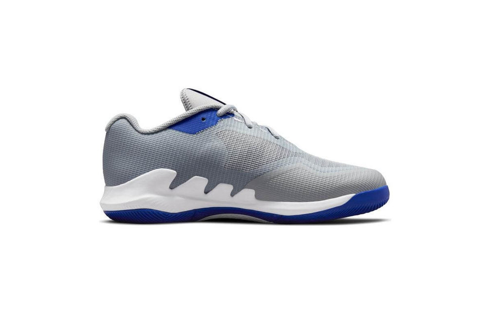 Nike Vapor Pro Junior Tennis Shoe (Lt Smoke Grey/Hyper Royal)