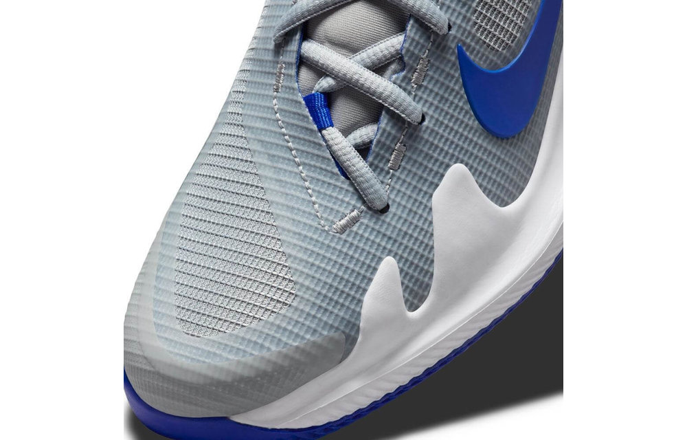 Nike Vapor Pro Junior Tennis Shoe (Lt Smoke Grey/Hyper Royal)