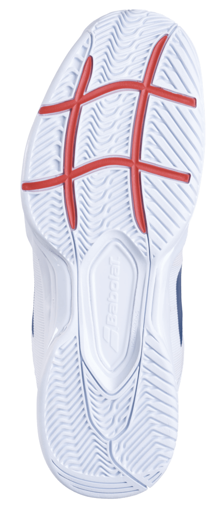 Babolat SFX3 All Court Men's Tennis Shoes (White/Estate Blue)