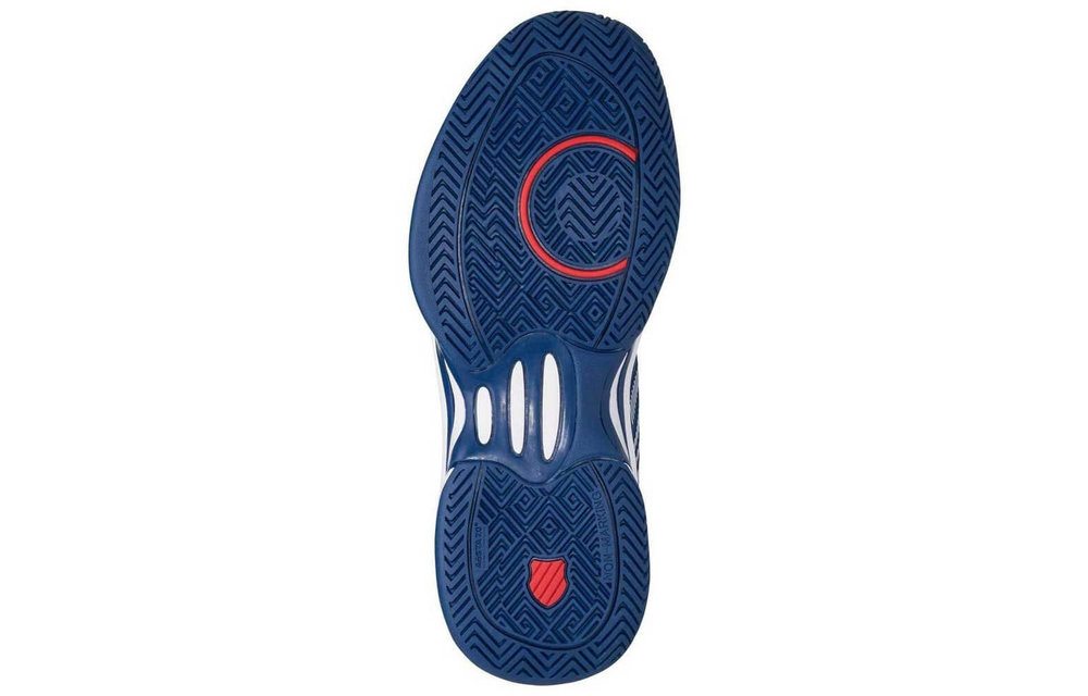 K-Swiss Hypercourt Express 2 Men's Tennis Shoe (Dark Blue/White/Bittersweet)