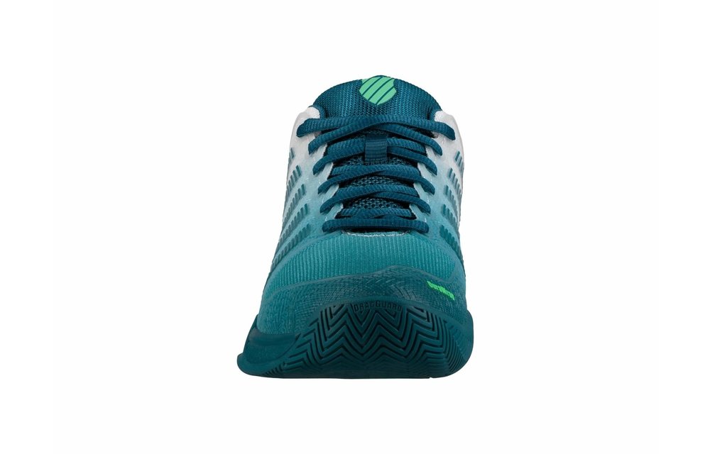 K-Swiss Hypercourt Express Men's Tennis Shoe (White/Corsair/Spring Bud)