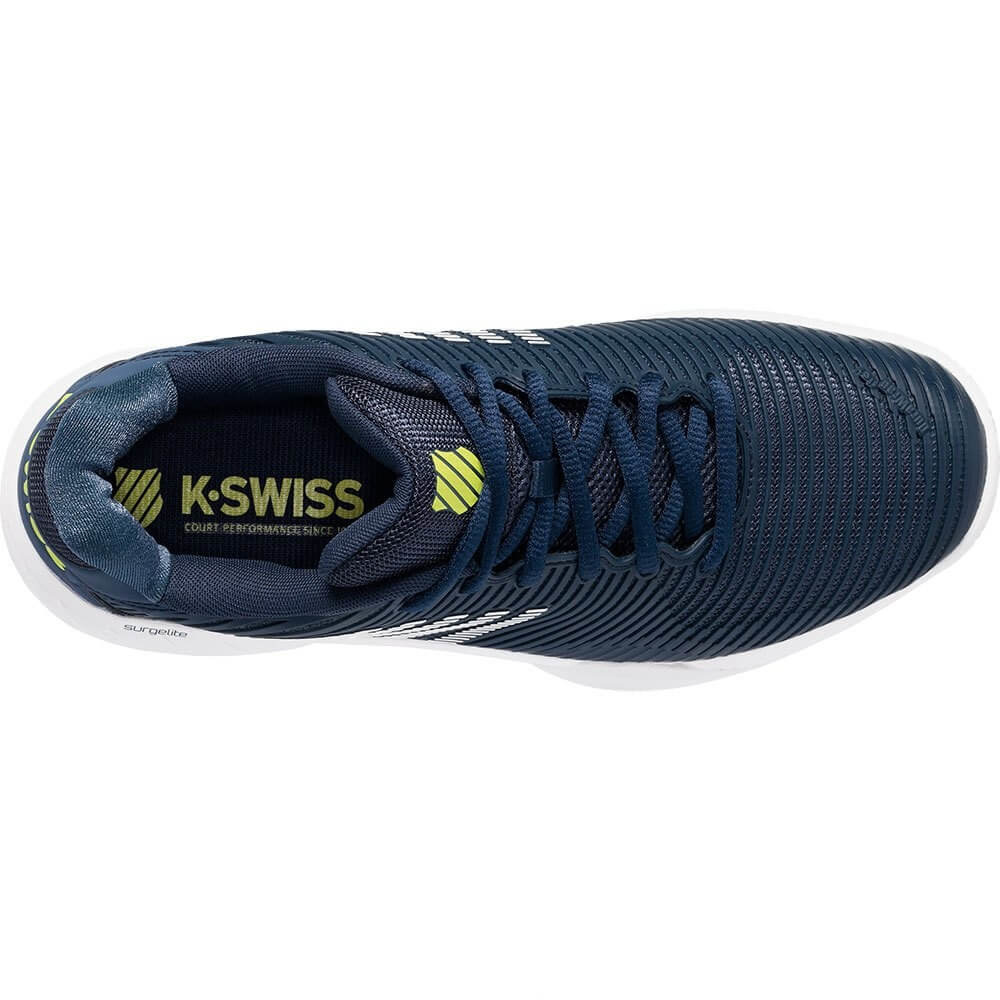K-Swiss Hypercourt Express 2 HB Men's Tennis Shoe (Moonltocen/Wt/Lvbr)