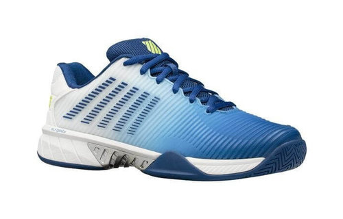 K-Swiss Hypercourt Express 2 Men's Tennis Shoe (Wht/LimGs/ShrpGrn)