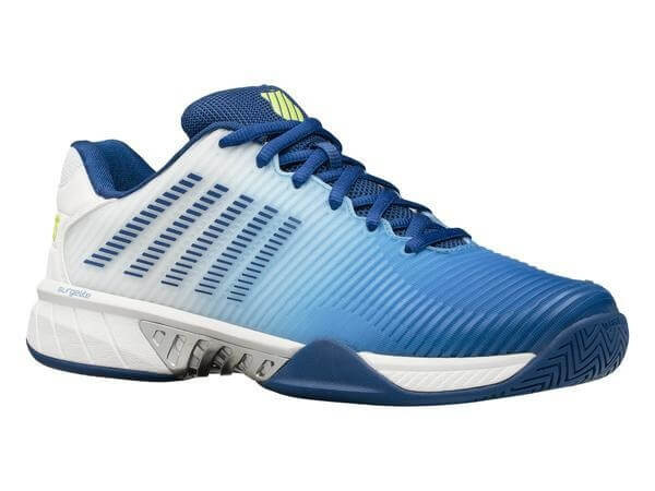 K-Swiss Hypercourt Express 2 Men's Tennis Shoe (Wht/LimGs/ShrpGrn)