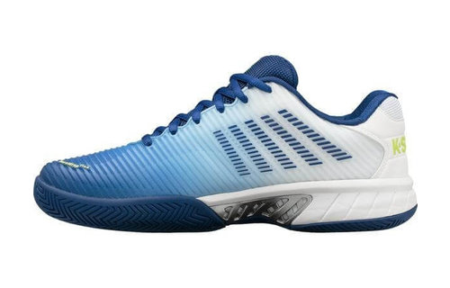K-Swiss Hypercourt Express 2 Men's Tennis Shoe (Wht/LimGs/ShrpGrn)