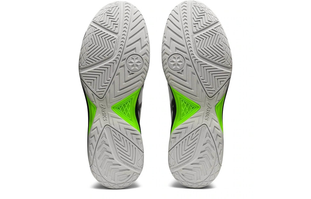 Asics Gel Dedicate 7 Men's Tennis Shoe (White/Gunmetal)