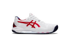 Asics Solution Speed FF 2 L.E. Men's Tennis Shoe (White/Classic Red)