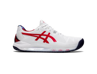 Asics Solution Speed FF 2 L.E. Men's Tennis Shoe (White/Classic Red)