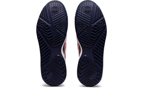 Asics Solution Speed FF 2 L.E. Men's Tennis Shoe (White/Classic Red)