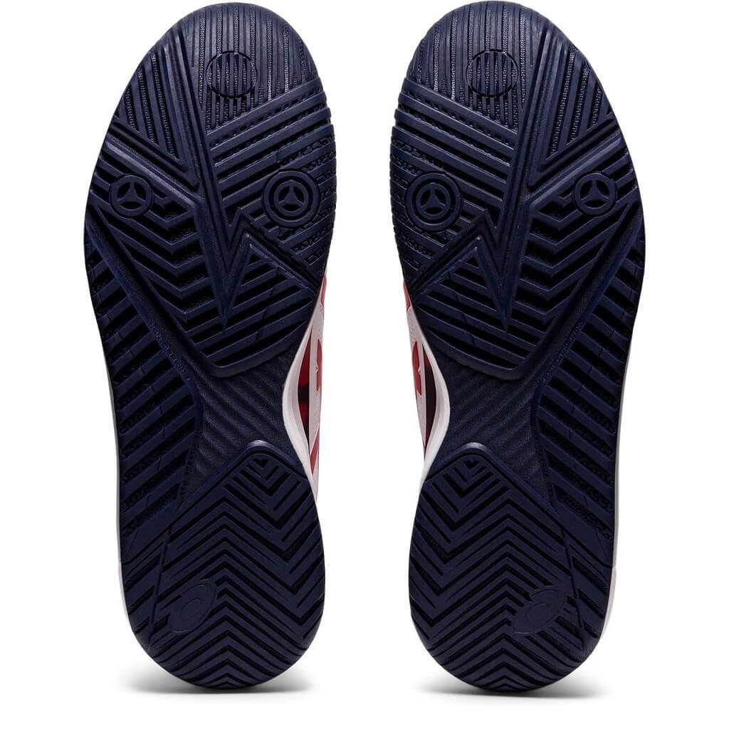 Asics Solution Speed FF 2 L.E. Men's Tennis Shoe (White/Classic Red)