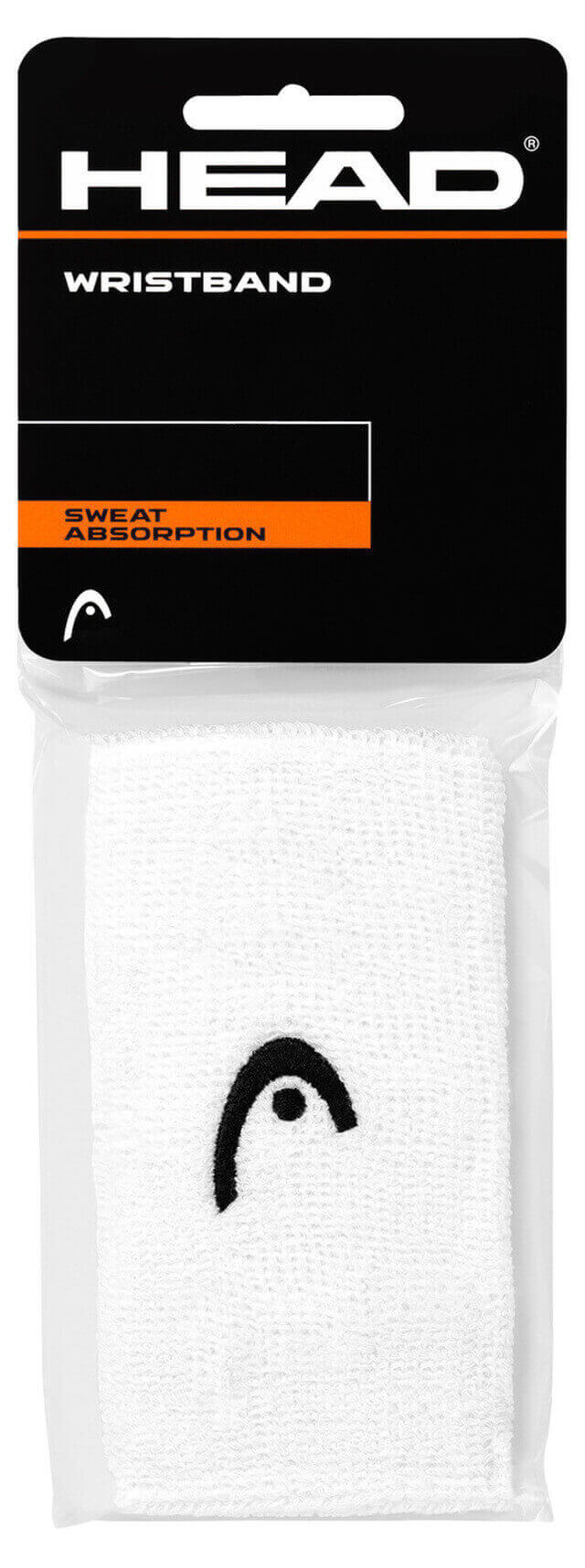 Head 5'' Wristband 2 Pack (White)