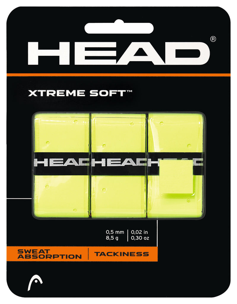 Head Xtreme Soft Overgrip 3 Pack (Yellow)