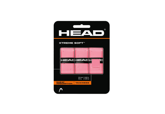 Head Xtreme Soft Overgrip 3 Pack (Pink)