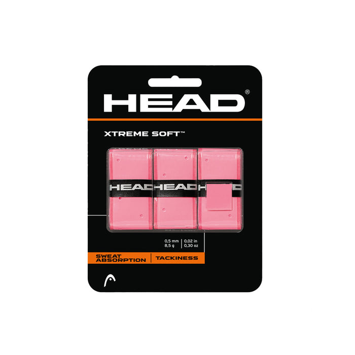 Head Xtreme Soft Overgrip 3 Pack (Pink)