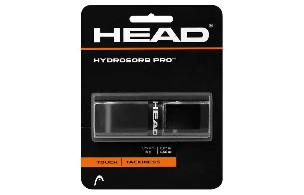 Head Hydrosorb Tour Black Absorbing Tacky Replacement Tennis Grip 