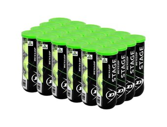 Dunlop Stage 1 Green Junior Tennis Balls Case (24 Cans)