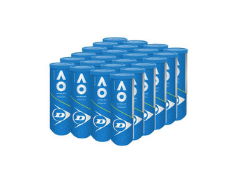 Dunlop Australian Open Extra Duty Tennis Balls - Case (24 Cans)