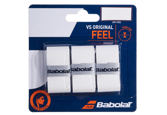 Babolat VS Original Overgrip x3 (White)