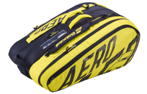 Babolat Pure Aero 12 Pack Racquet Bag (Black/Yellow)