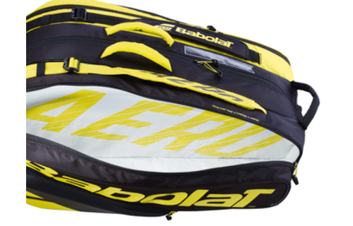 Babolat Pure Aero 12 Pack Racquet Bag (Black/Yellow)