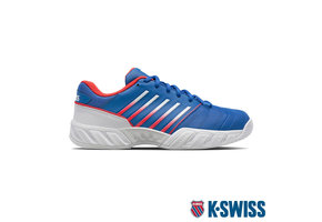 K-Swiss BigShot Light 4 Men's Tennis Shoe (Blue/White/Red)