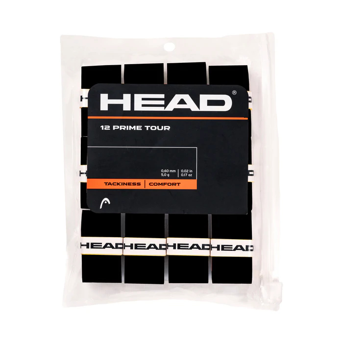 Head Prime Tour Overgrip 12 pack - Black