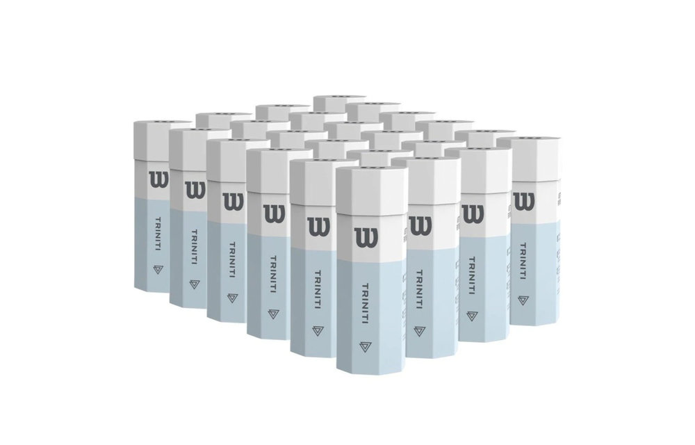 Wilson Triniti Tennis Balls - 24 Sleeve Case