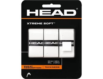 Head Xtreme Soft Overgrip 3 Pack (White)