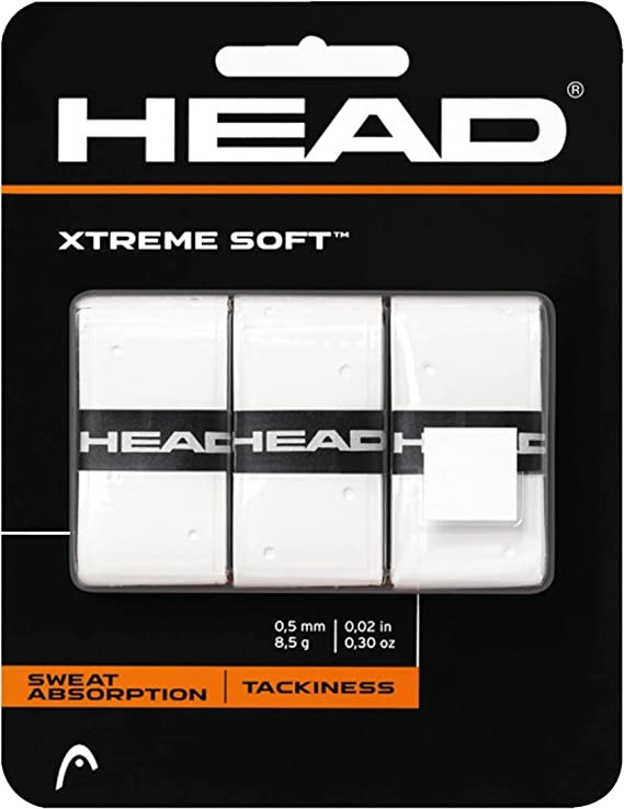 Head Xtreme Soft Overgrip 3 Pack (White)