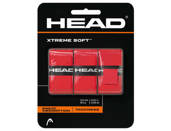 Head Xtreme Soft Overgrip 3 Pack (Red)
