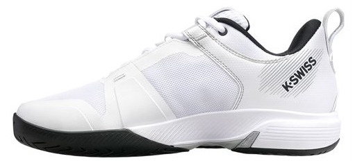 K-Swiss Ultrashot Team Men's Tennis Shoe (White/Black/Hi-Rise)