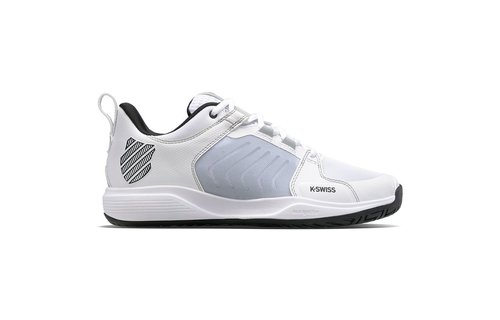 K-Swiss Ultrashot Team Men's Tennis Shoe (White/Black/Hi-Rise)