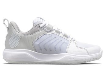 K-Swiss Ultrashot Team Women's Tennis Shoe (White/Silver)