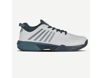 K-Swiss Hypercourt Supreme Men's Tennis Shoe (White/Reflecting Pond/Colonial Blue)