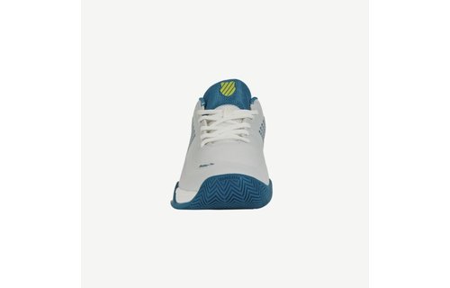 K-Swiss Hypercourt Express 2 Men's Tennis Shoe (Brilliant White/Celestial/Evening Primrose)