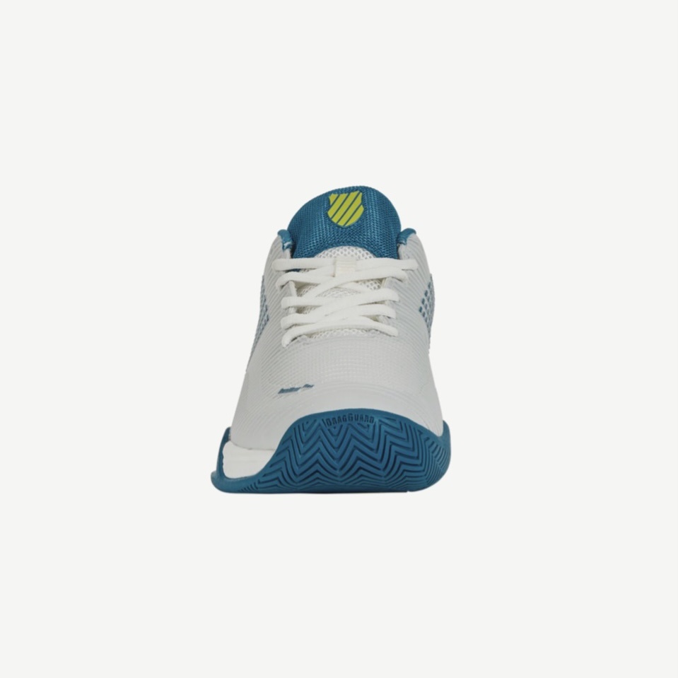 K-Swiss Hypercourt Express 2 Men's Tennis Shoe (Brilliant White/Celestial/Evening Primrose)