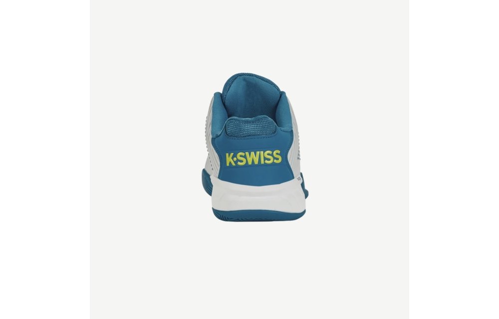 K-Swiss Hypercourt Express 2 Men's Tennis Shoe (Brilliant White/Celestial/Evening Primrose)